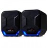 Audiocore Głośniki komputerowe 6W USB AC865B Czarno-niebieskie